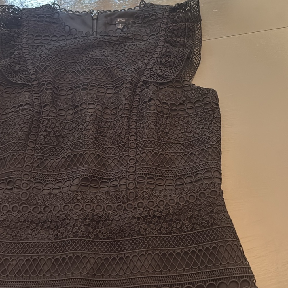 J. Crew black lace dress - Picture 7 of 12